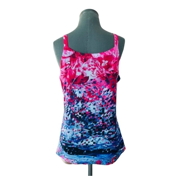 Women Cami Top & Duster Set STYLE & Co Illusive Vision 2pcs Tank & Cover Up Set - Picture 6 of 7